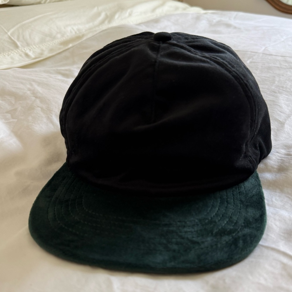General Admission Velvet Black and Green hat